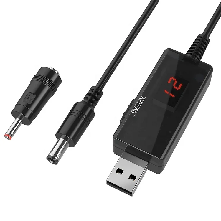 Led Display Multi Compatible Voltage Set Up Booster 5V to 9V 12V USB to DC Charger Cable
Led Display Multi Compatible Voltage Set Up Booster 5V to 9V 12V USB to DC Charger Cable