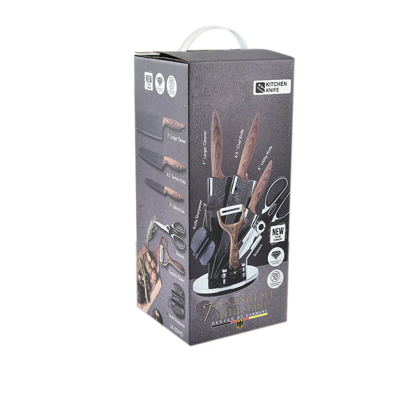 Factory Wholesale stainless steel design wheat straw handle heavy duty promotional chef knife
Factory Wholesale stainless steel design wheat straw handle heavy duty promotional chef knife