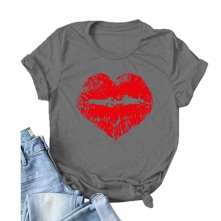 New Women Love Leopard Plaid Graphic Female Print Valentine's Day Top Clothes Women Shirt T Female T-shirt Top Casual Woman Tee
New Women Love Leopard Plaid Graphic Female Print Valentine's Day Top Clothes Women Shirt T Female T-shirt Top Casual Woman Tee