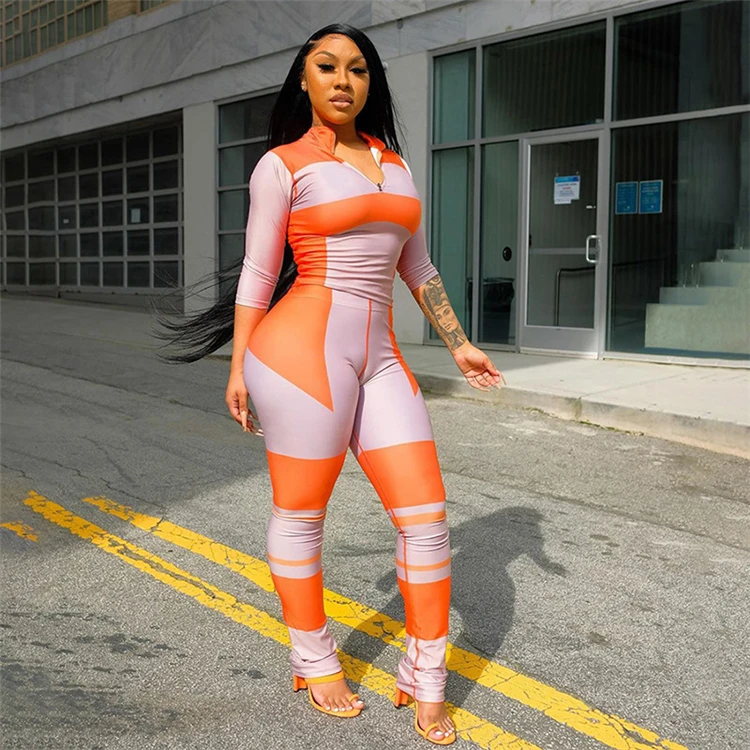 MD-20022402 sexy printed crop top with leggings pants set women two piece outfit spring clothing for women, Picture
MD-20022402 sexy printed crop top with leggings pants set women two piece outfit spring clothing for women, Picture