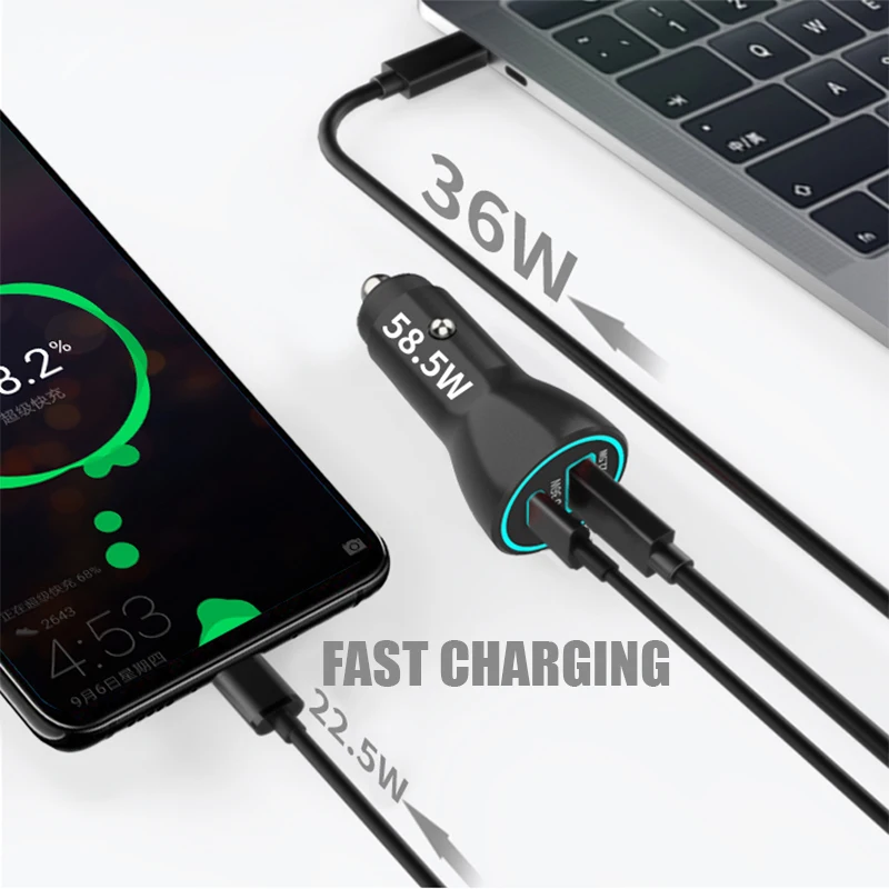2021 New Arrivals Trending Products Quick Charge 3.0 Mobile Phone Charger Custom USB Car Charger For Macbook Pro Mobile Phone, Black
2021 New Arrivals Trending Products Quick Charge 3.0 Mobile Phone Charger Custom USB Car Charger For Macbook Pro Mobile Phone, Black