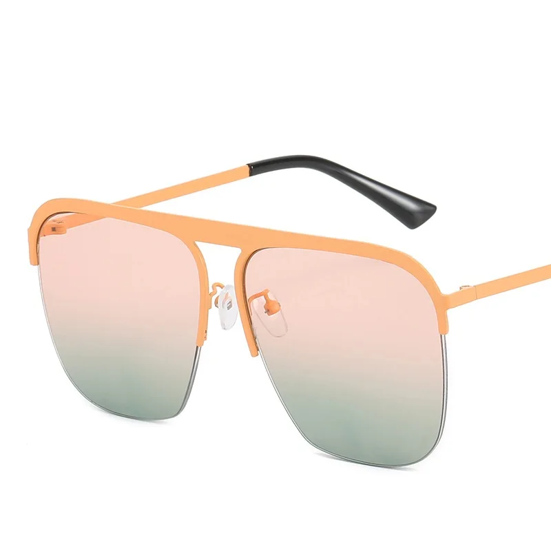 Hot Sale New Arrival Fashion Stylish Big Half Square Frame Sunglasses Unisex Eyewear lentes de so
Hot Sale New Arrival Fashion Stylish Big Half Square Frame Sunglasses Unisex Eyewear lentes de so