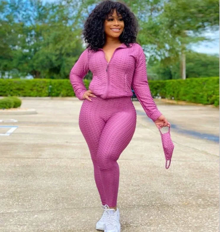 M2941 New autumn winter 16colors plus size 3XL 4XL popular stand collar sweater two piece Yoga set sports 3 piece suit
M2941 New autumn winter 16colors plus size 3XL 4XL popular stand collar sweater two piece Yoga set sports 3 piece suit