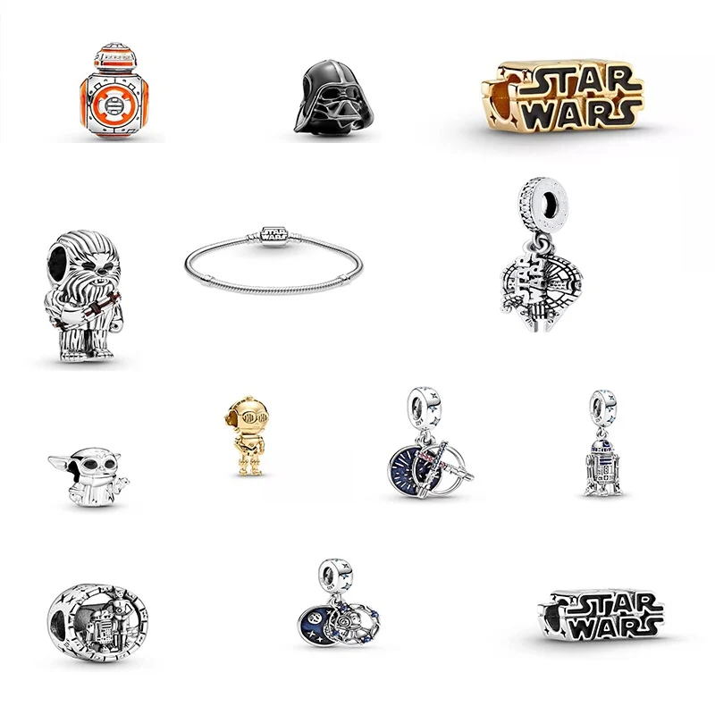 NEW star charm wars 925 Sterling Silver Beads Alien warrior jewelry Fit Original Pan Bracelet for women DIY jewelry, Customized
NEW star charm wars 925 Sterling Silver Beads Alien warrior jewelry Fit Original Pan Bracelet for women DIY jewelry, Customized