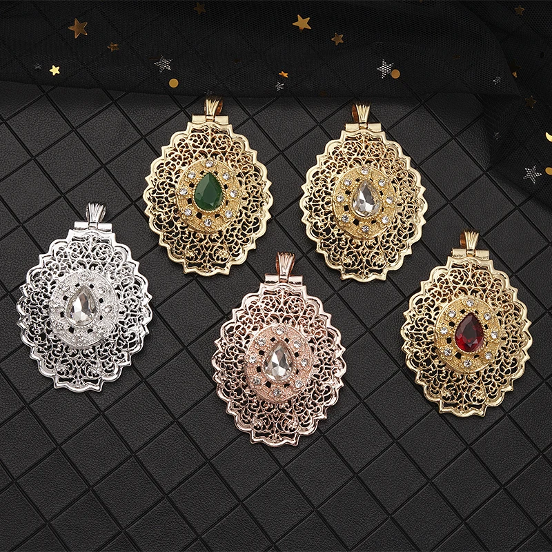 New European Fashion Jewelry Brooch Moroccan Style Pendant Dual Rhinestone Drop Shaped Brooch
New European Fashion Jewelry Brooch Moroccan Style Pendant Dual Rhinestone Drop Shaped Brooch