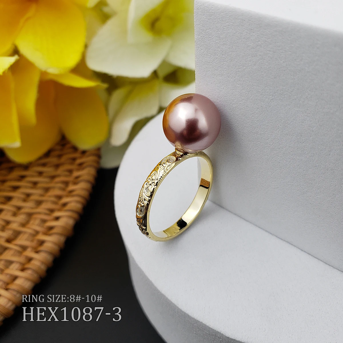 Hawaiian-gold-jewelry luxury custom pearl rings jewelry ring gold ring for women gift
Hawaiian-gold-jewelry luxury custom pearl rings jewelry ring gold ring for women gift