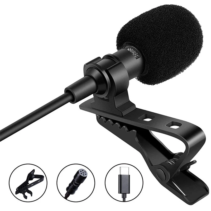 Mini lavalier microphone tie clip microphone smart phone recording PC stage performance dynamic microphone wired
Mini lavalier microphone tie clip microphone smart phone recording PC stage performance dynamic microphone wired