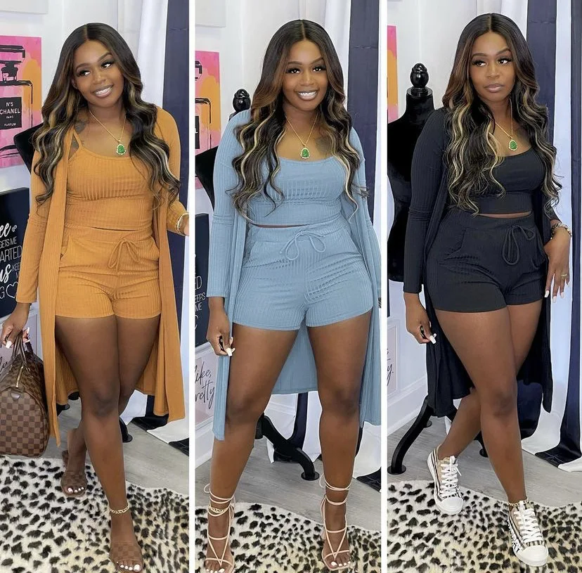 Autumn and winter high craters three piece sets of tight sexy nightclub women casual dresses women sets fall 2021 women clothes, As picture
Autumn and winter high craters three piece sets of tight sexy nightclub women casual dresses women sets fall 2021 women clothes, As picture