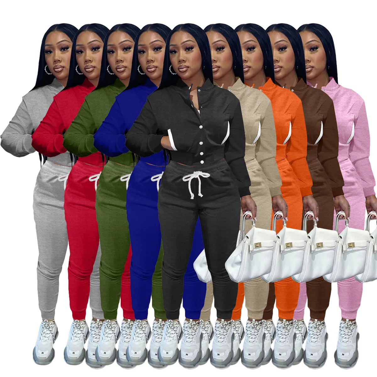 2021 fall solid color stacked sweat pant two piece set jogging suit hoodie 2 piece set tracksuit women
2021 fall solid color stacked sweat pant two piece set jogging suit hoodie 2 piece set tracksuit women