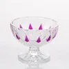 Middle East Style Spraying Color Glass Fruit Bowl