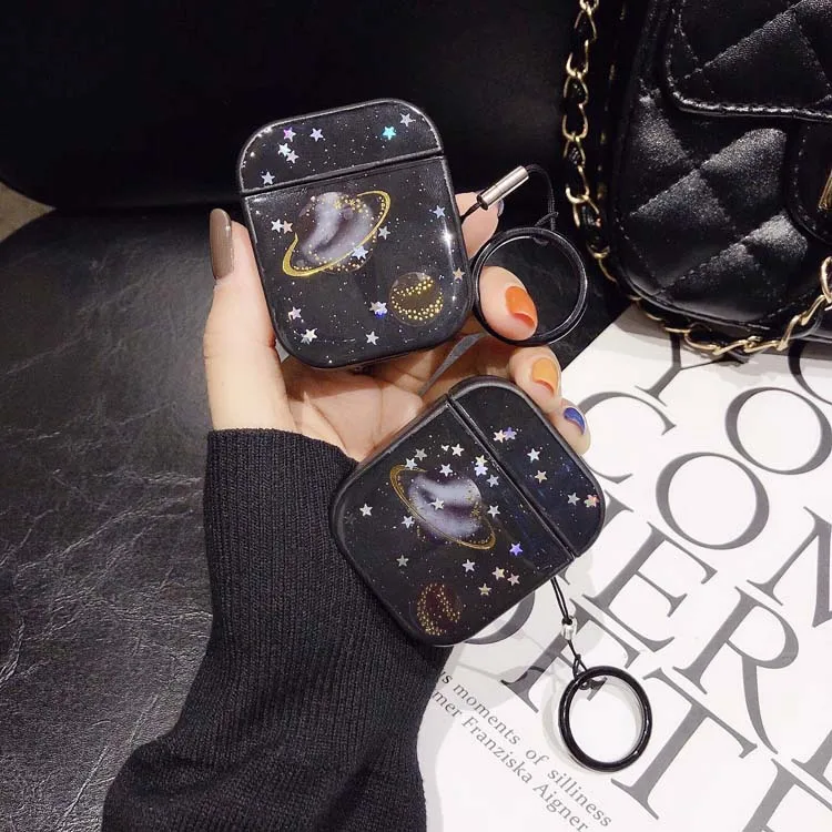 Luxury tpu star sky designer earphone protective case cool style key ring shock-proof cover for airpods 1/2 3 pro
Luxury tpu star sky designer earphone protective case cool style key ring shock-proof cover for airpods 1/2 3 pro
