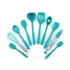 10pcs FDA LFGB food grade soft ladle spoon brush spatula etc silicone kitchenware set from Ufamily silicone factory
