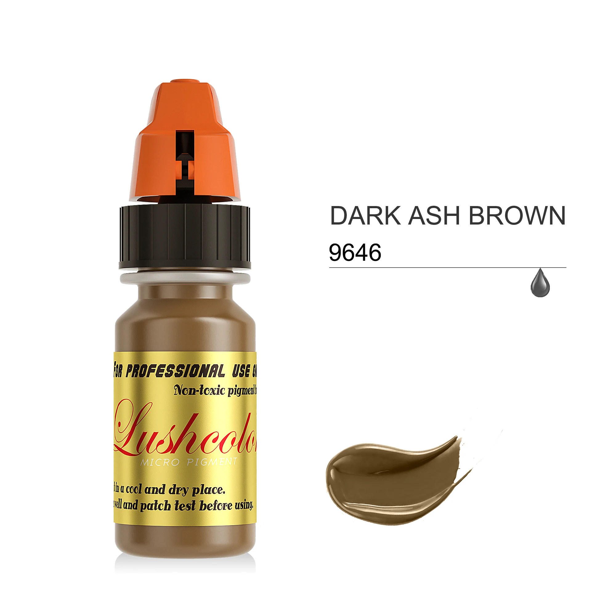 Pigment Factory 9646 DARK ASH BROWN Small Age Skin Pale Gray Hair Micropigmentation Permanent Makeup Tattoo Ink Pigment
Pigment Factory 9646 DARK ASH BROWN Small Age Skin Pale Gray Hair Micropigmentation Permanent Makeup Tattoo Ink Pigment