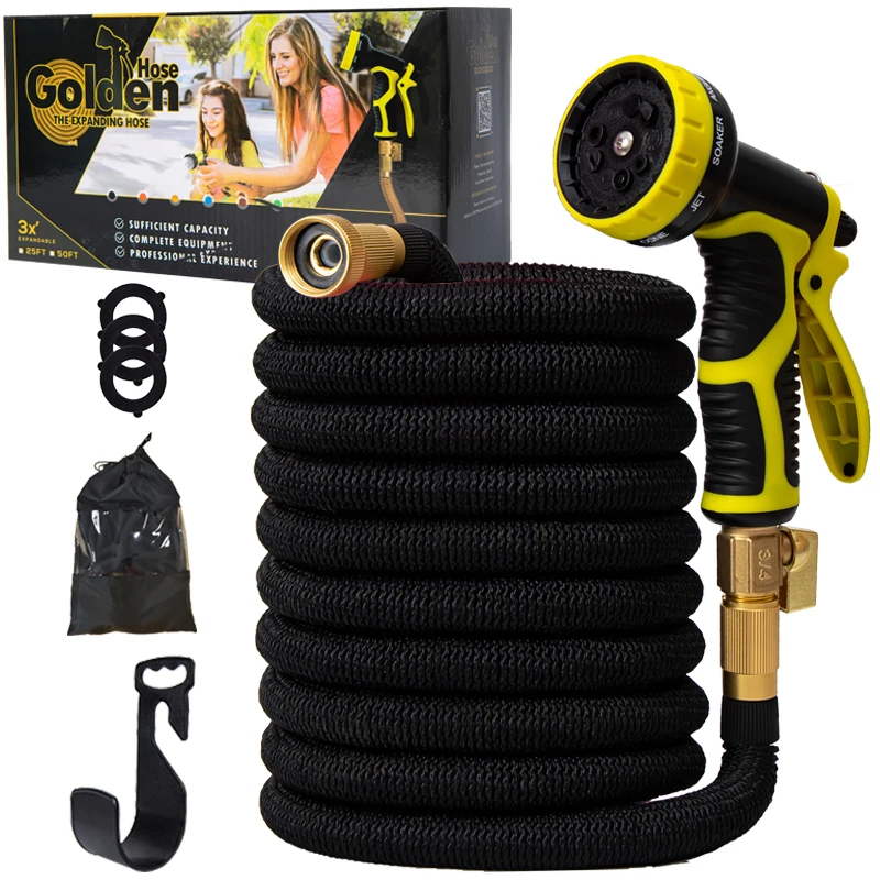 Expanding Garden Hose with ABS Sprayer Telescopic Magic Water Garden Hose Extention
Expanding Garden Hose with ABS Sprayer Telescopic Magic Water Garden Hose Extention