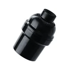 Aplstar E26 E27 Light Socket Black Edison Retro Pendant lamp holder Plastic Standard Screw in Socket
