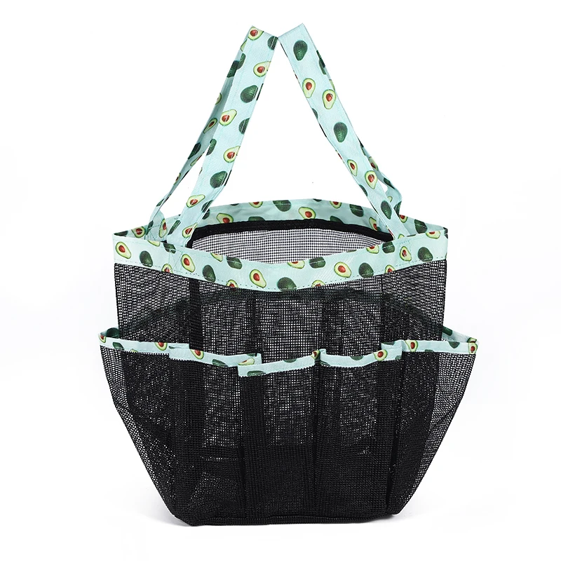Assorted beach bag nylon hand washing bag printed Mesh Handbag 8compartment storage bag
Assorted beach bag nylon hand washing bag printed Mesh Handbag 8compartment storage bag