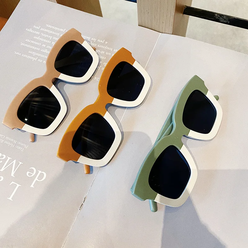 Two colors square frame children sunglasses for boys and girls fashion trendy baby candy color sunglasses, As the picture shows
Two colors square frame children sunglasses for boys and girls fashion trendy baby candy color sunglasses, As the picture shows