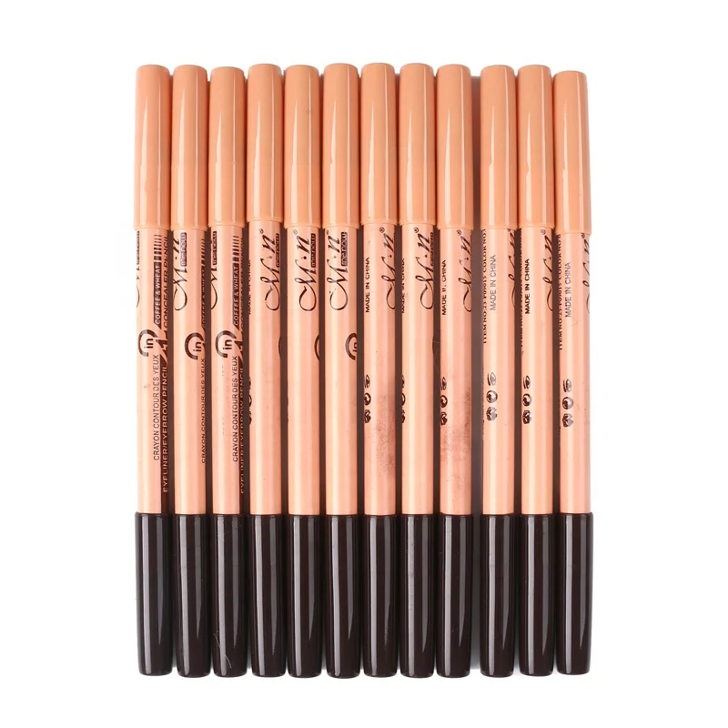 Cosmetic Dual Head Eyebrow And Concealer Pencil Not easy to Smudge Eyeliner Eyebrow pencil Masking Pen, Multi-colored
Cosmetic Dual Head Eyebrow And Concealer Pencil Not easy to Smudge Eyeliner Eyebrow pencil Masking Pen, Multi-colored