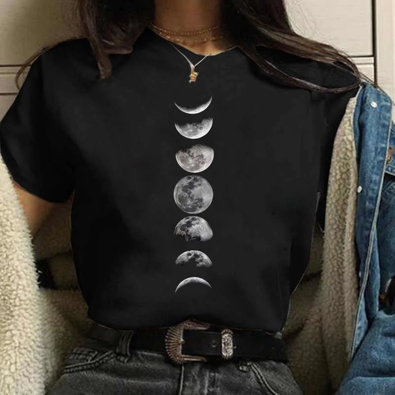 Women summer tees fashion graphic round neck short sleeve black and white t shirts
Women summer tees fashion graphic round neck short sleeve black and white t shirts