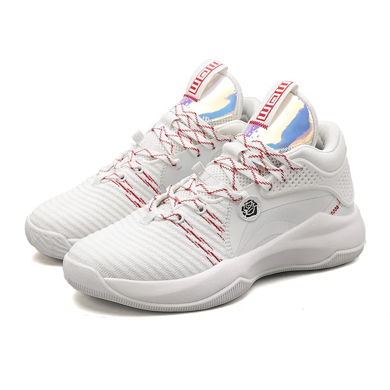 Men's sports and leisure basketball shoes flying woven breathable high-top running shoes, 3 colors
Men's sports and leisure basketball shoes flying woven breathable high-top running shoes, 3 colors