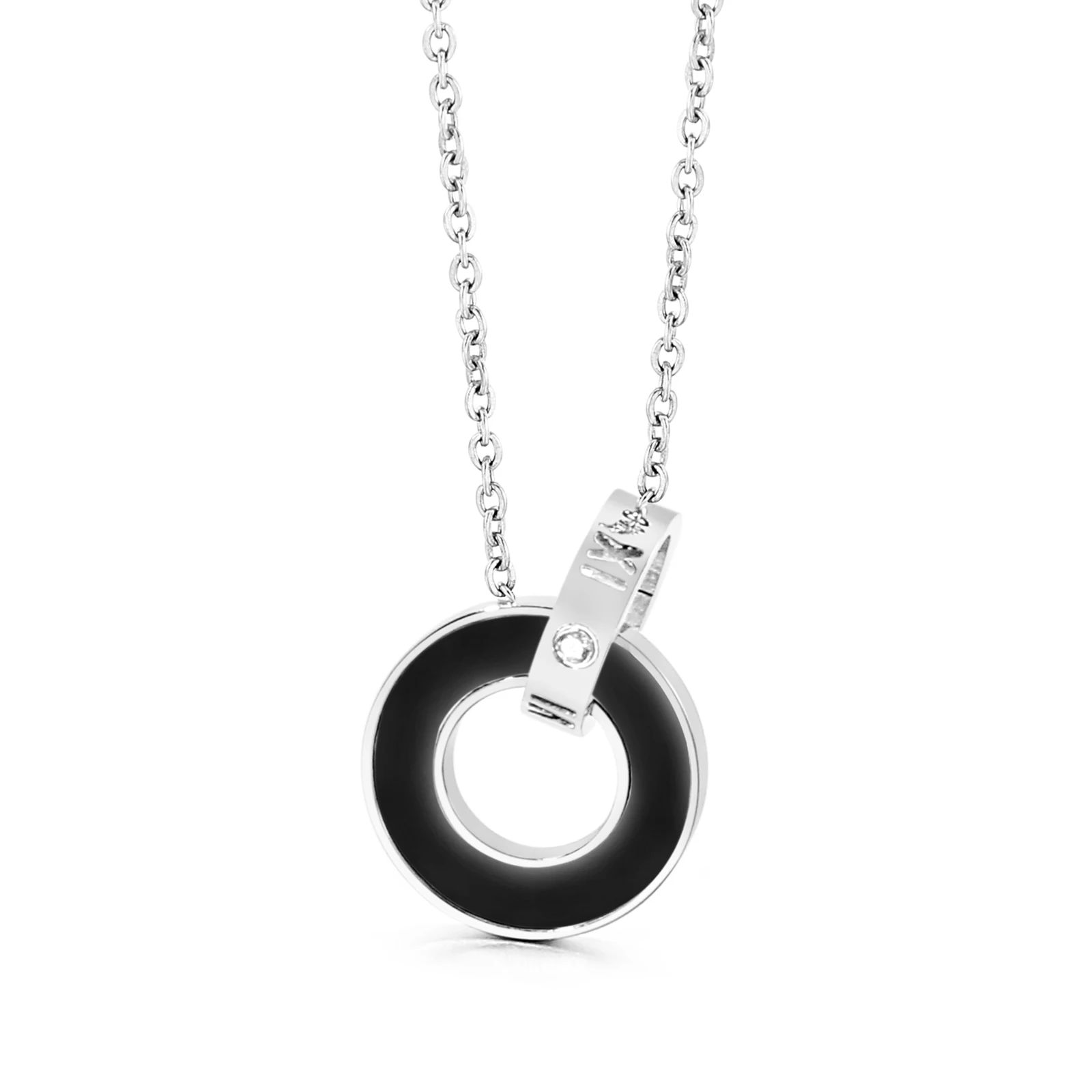 Female clavicle chain fashion inlaid zircon stainless steel jewelry pendant, Silver/gold
Female clavicle chain fashion inlaid zircon stainless steel jewelry pendant, Silver/gold