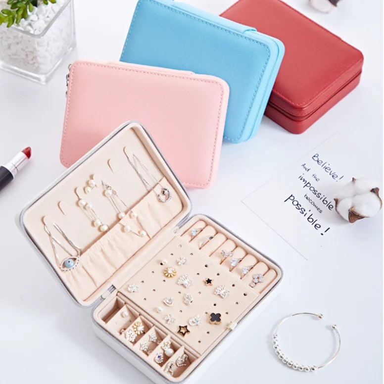 Portable Jewel Case Jewelry Packaging Gift Boxes Travel velvet Jewelry box for Women Girls Organizer Earring ring necklace, 5colors for choice
Portable Jewel Case Jewelry Packaging Gift Boxes Travel velvet Jewelry box for Women Girls Organizer Earring ring necklace, 5colors for choice