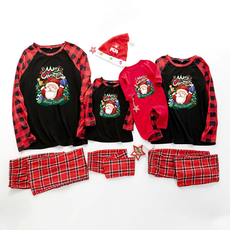 Cowinner 2020 Matching Family Christmas Pajamas Set Xmas Santa Claus Plaid Soft Cotton Sleepwear Pajamas, As picture show
Cowinner 2020 Matching Family Christmas Pajamas Set Xmas Santa Claus Plaid Soft Cotton Sleepwear Pajamas, As picture show