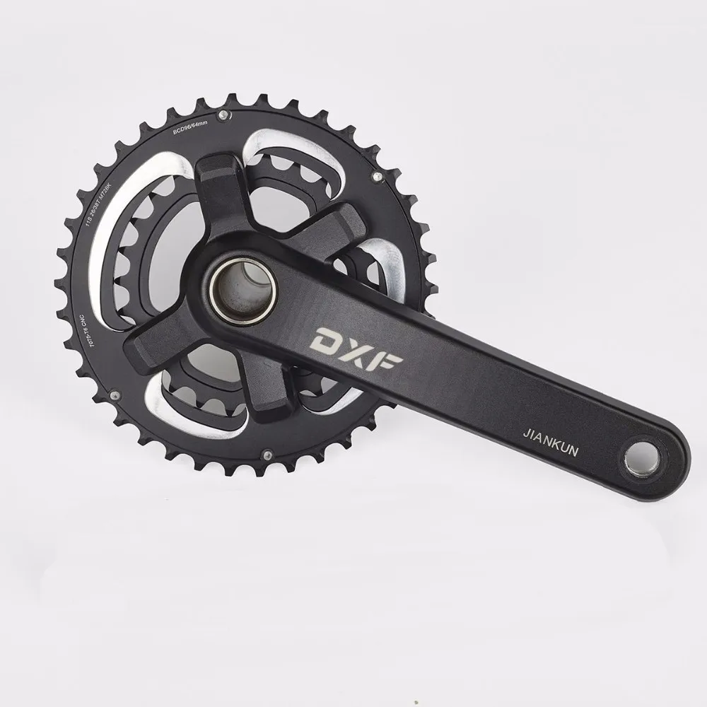 Direct Mount Double Chain ring 26/38T hollowtech 96/64mm bcd Aluminum Alloy 2x11Speed MTB bike crankset with bottom bracket, Sand black
Direct Mount Double Chain ring 26/38T hollowtech 96/64mm bcd Aluminum Alloy 2x11Speed MTB bike crankset with bottom bracket, Sand black