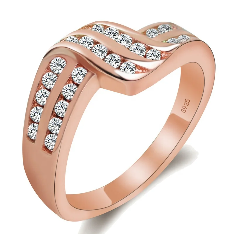 Cute Geometric white gold ring Rose Gold color Crystal rings for women Wedding Rings For Women Gift
Cute Geometric white gold ring Rose Gold color Crystal rings for women Wedding Rings For Women Gift