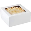 8x8 -1/5 eanch deep white bakery window box
