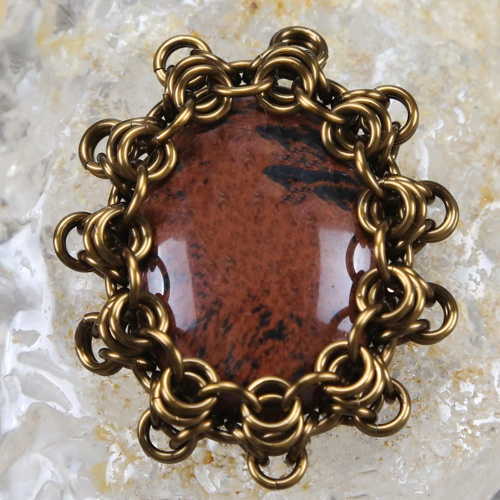 Chainmail Golden Swan Stone Pendant Handmade Antique Bronze Copper Necklace Jewelry, Picture
Chainmail Golden Swan Stone Pendant Handmade Antique Bronze Copper Necklace Jewelry, Picture