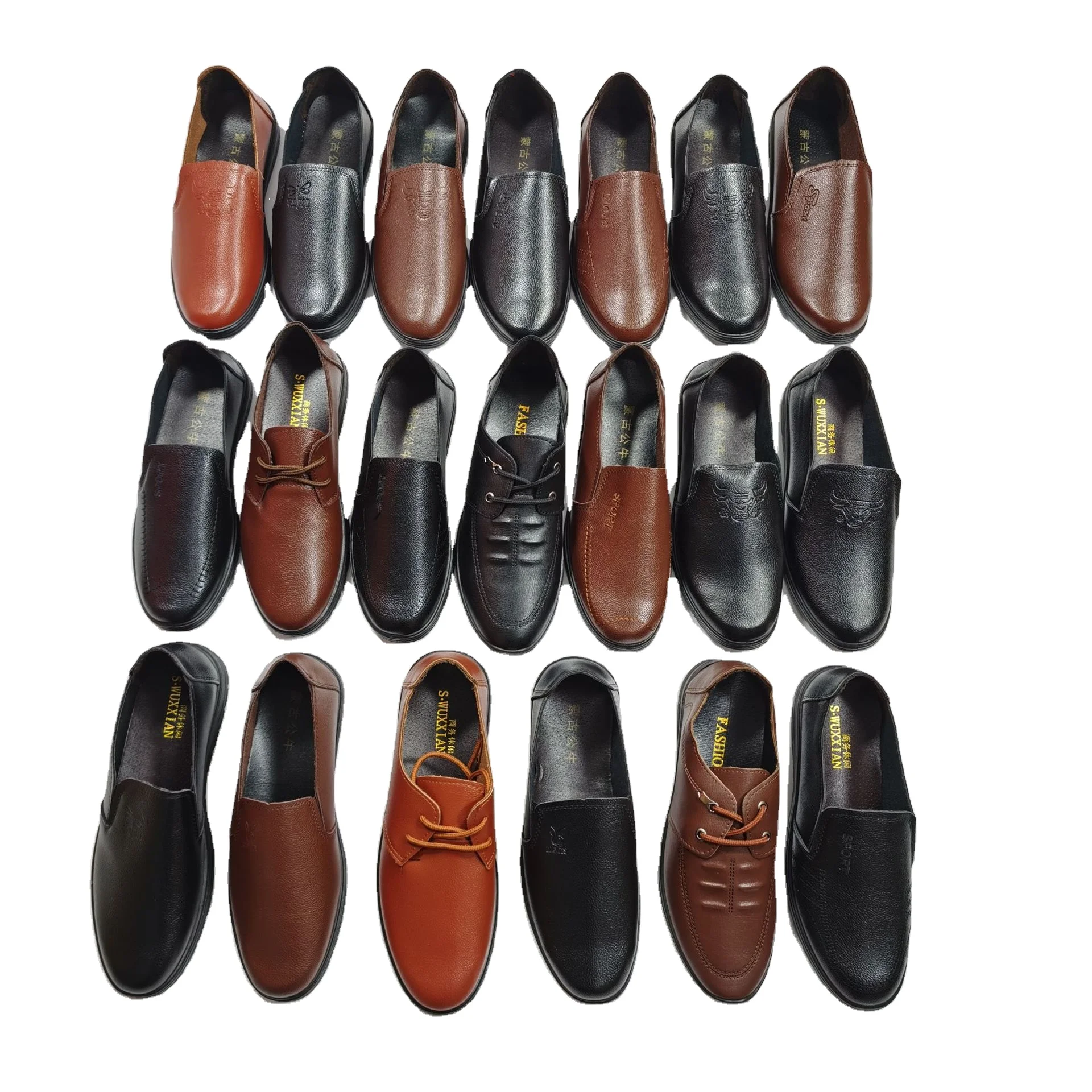 Men Business Formal Leather Shoes Oxford Lightweight Soft Sole Stock Shoes, Mixed colors
Men Business Formal Leather Shoes Oxford Lightweight Soft Sole Stock Shoes, Mixed colors