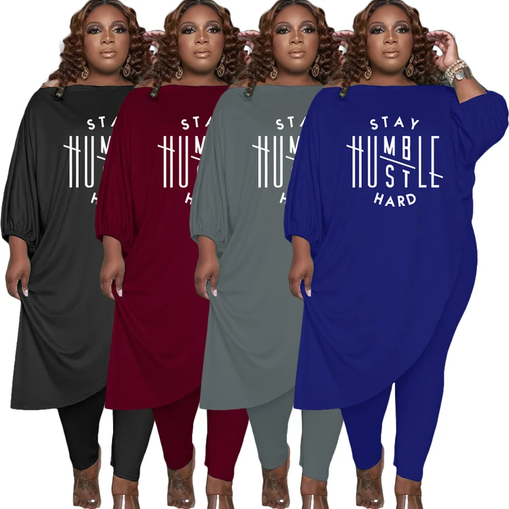 Youdo plus size ZH8561 Casual and loose offset printing off-the-shoulder suit two piece outfits set for plus size
Youdo plus size ZH8561 Casual and loose offset printing off-the-shoulder suit two piece outfits set for plus size