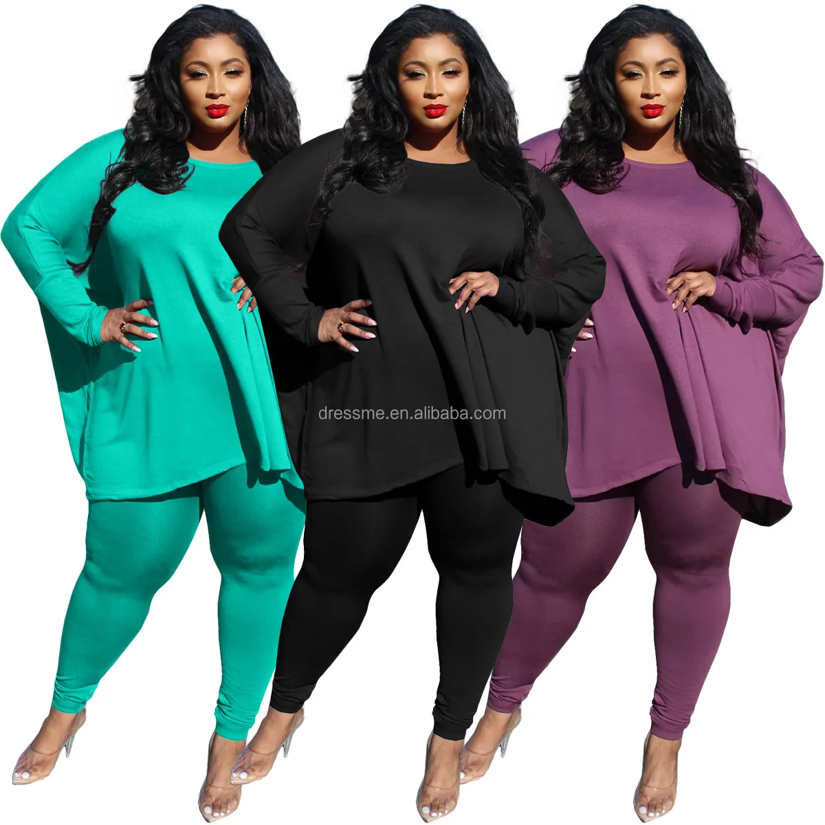 MT162-88009 2021 autumn and winter casual women's long-sleeve loose solid color tights two-piece suit 5XL plus size women's suit
MT162-88009 2021 autumn and winter casual women's long-sleeve loose solid color tights two-piece suit 5XL plus size women's suit