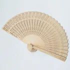 custom chinese wedding favors wooden folding hand fan colorde