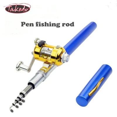 TAKEDO wholesale high quality Pen fishing rod MY01 Mini Ice Fishing Pole Pocket raft pole portable gift fishing pole 1m, Blue,red,gold, purple, black, silver, green
TAKEDO wholesale high quality Pen fishing rod MY01 Mini Ice Fishing Pole Pocket raft pole portable gift fishing pole 1m, Blue,red,gold, purple, black, silver, green