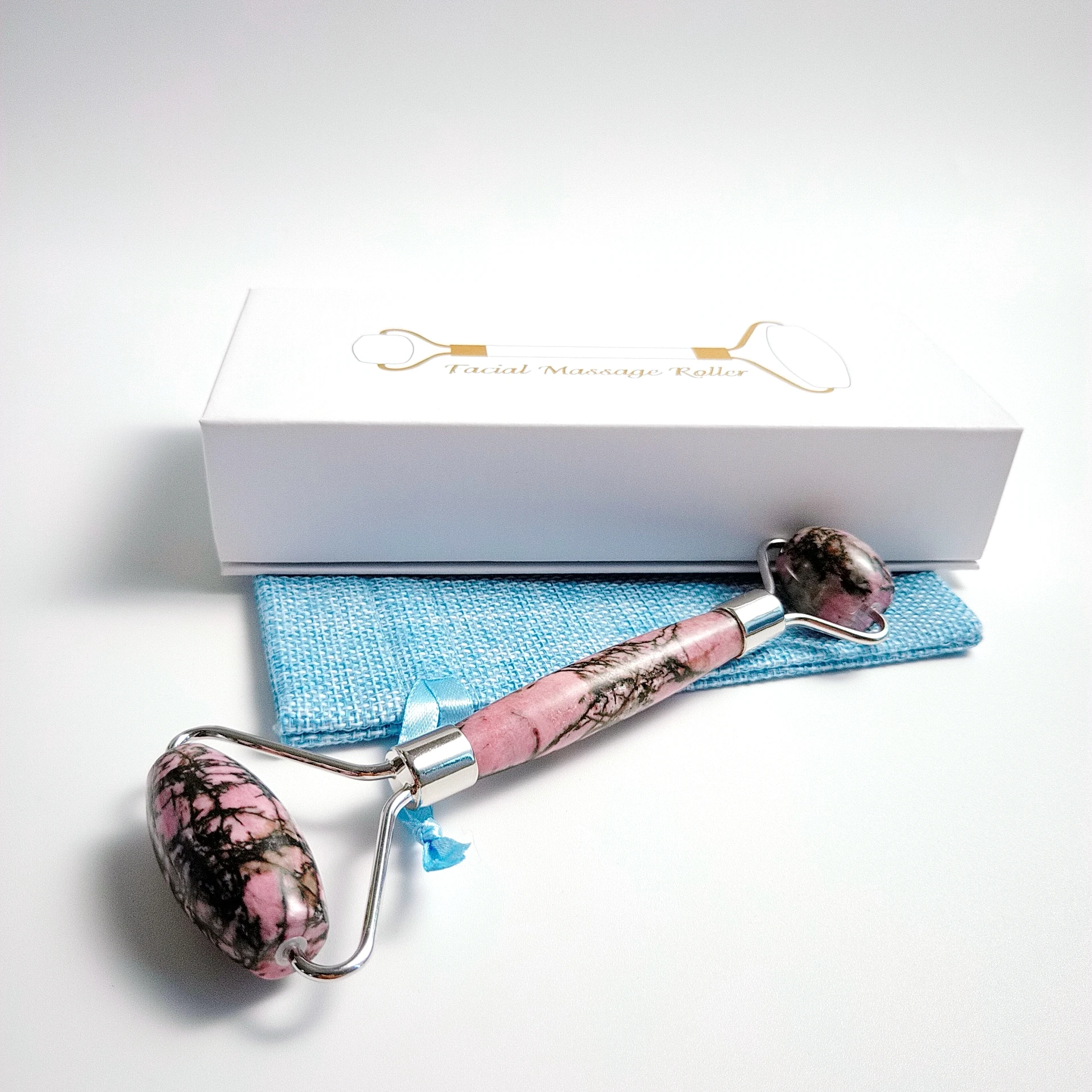 Best sale Natural Rhodonite Jade Roller Face Massager for Sale Rose Gold Facial Roller
Best sale Natural Rhodonite Jade Roller Face Massager for Sale Rose Gold Facial Roller