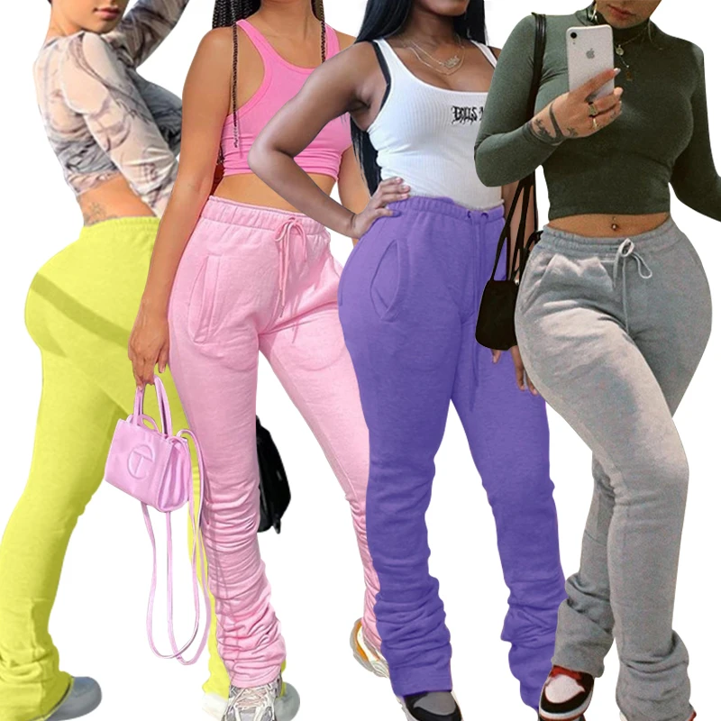 Pants Women High Waist Fashion Streetwear Outdoor Stacked Pleated Track Sweat Flare String Bandage Long Pants Leggings RS00626
Pants Women High Waist Fashion Streetwear Outdoor Stacked Pleated Track Sweat Flare String Bandage Long Pants Leggings RS00626