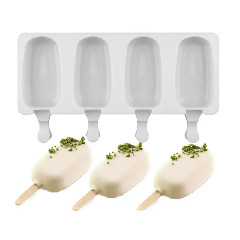 Lixsun 4 Cavity Amazon Hot Sale Food Grade Mold For Silicone Freezer Mold Popsicle Ice Cream Mold
Lixsun 4 Cavity Amazon Hot Sale Food Grade Mold For Silicone Freezer Mold Popsicle Ice Cream Mold