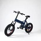 Chinese dual battery aluminum fat tire folding bicycle electric mountain bike