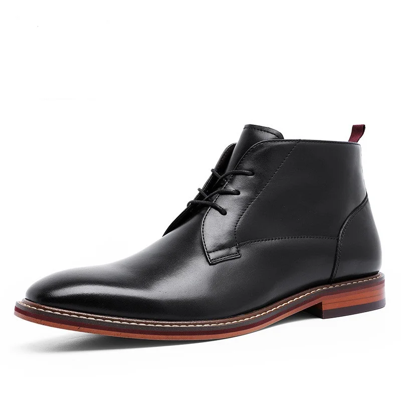 Men's Shoes Dress Boots Genuine Leather Lace-Up High Top Winter Ankle Booties Vintage Western Boots Bottine Hombre Scarp Donna
Men's Shoes Dress Boots Genuine Leather Lace-Up High Top Winter Ankle Booties Vintage Western Boots Bottine Hombre Scarp Donna