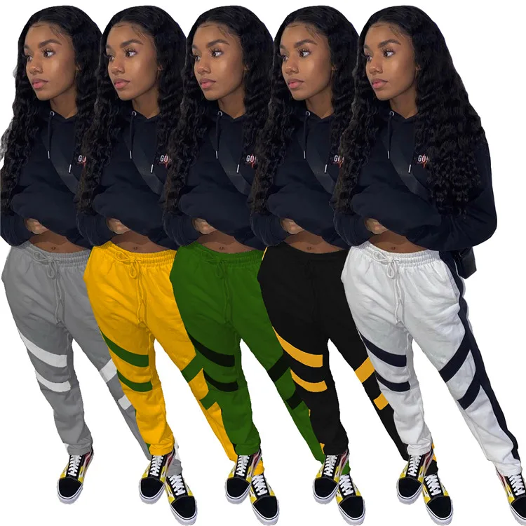 2021 Hot Casual Jogging Ladies Sweatpants Solid Stripe Drawstring Plus Size Spring Women Long Pants, Picture
2021 Hot Casual Jogging Ladies Sweatpants Solid Stripe Drawstring Plus Size Spring Women Long Pants, Picture