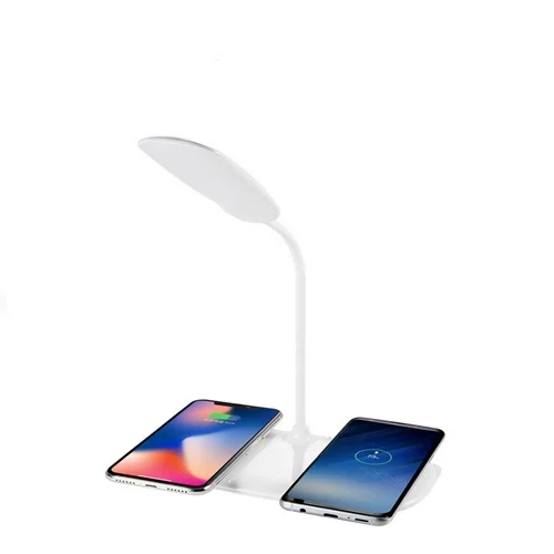 Compatible for iPhone Wireless Table Charger Lamp For Desk Wall With wireless charger led lamp, White
Compatible for iPhone Wireless Table Charger Lamp For Desk Wall With wireless charger led lamp, White