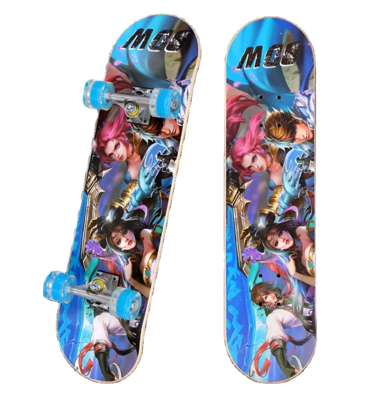 Hot Sell Long Board Double Up Brush Street Board Skate Skateboard Four-Wheel Skateboard for China
Hot Sell Long Board Double Up Brush Street Board Skate Skateboard Four-Wheel Skateboard for China