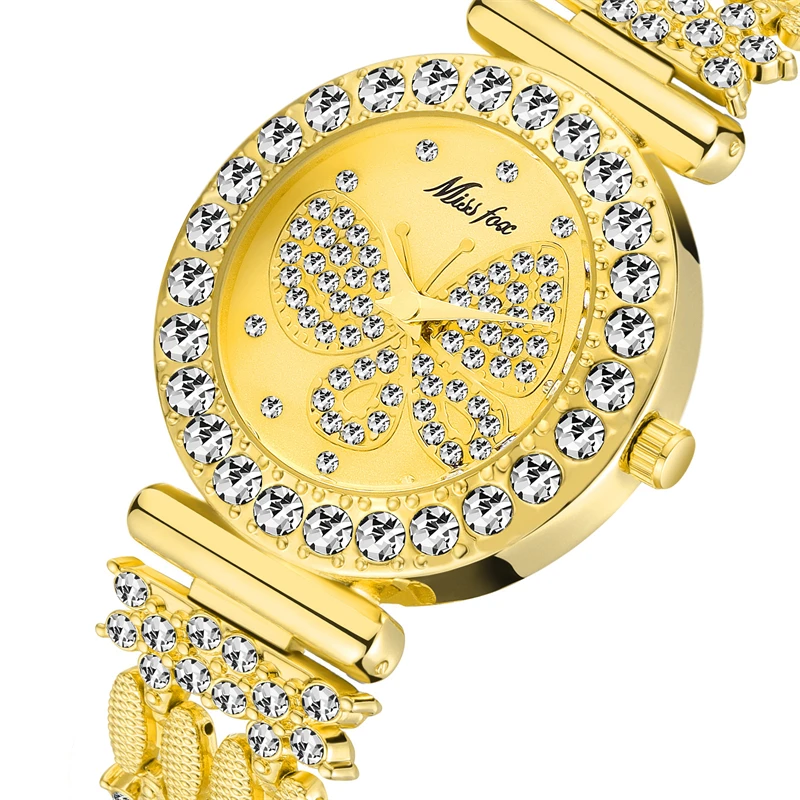 Manufacturer Wholesale High Quality Fashion Temperament Diamond Butterfly Ladies Quartz Watch
Manufacturer Wholesale High Quality Fashion Temperament Diamond Butterfly Ladies Quartz Watch