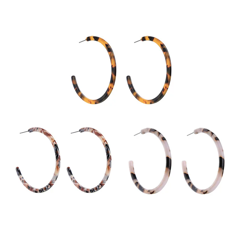 Hot Selling Tortoiseshell Leopard Acetate Earrings Big Acrylic Circle Hoop Earrings For Women, As pictures
Hot Selling Tortoiseshell Leopard Acetate Earrings Big Acrylic Circle Hoop Earrings For Women, As pictures