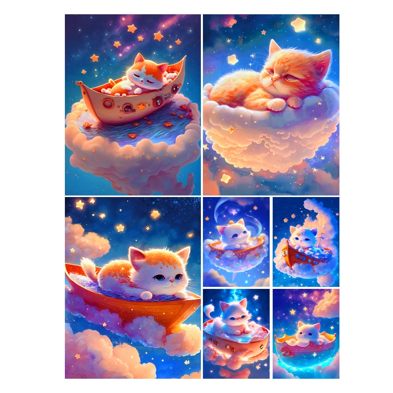 New 2023 Fantasy Cat Cartoon Embroidery Cute Mosaic Home Decor Hobby Gift DIY Animal 5d Diamond Painting Kits
New 2023 Fantasy Cat Cartoon Embroidery Cute Mosaic Home Decor Hobby Gift DIY Animal 5d Diamond Painting Kits