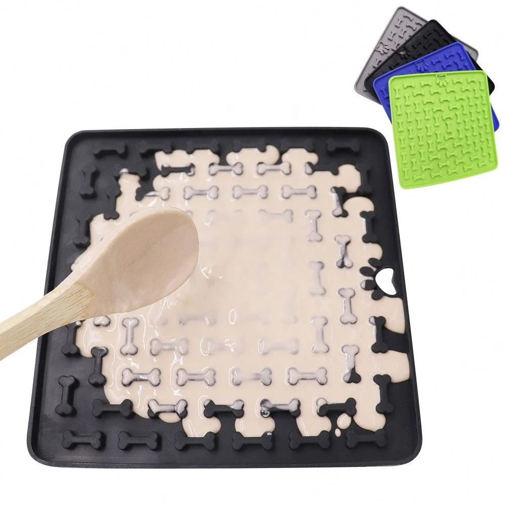 Hot selling Factory Wholesale Bone Design Strong Suction Silicone Slow Feeder Dog Lick Pad
Hot selling Factory Wholesale Bone Design Strong Suction Silicone Slow Feeder Dog Lick Pad