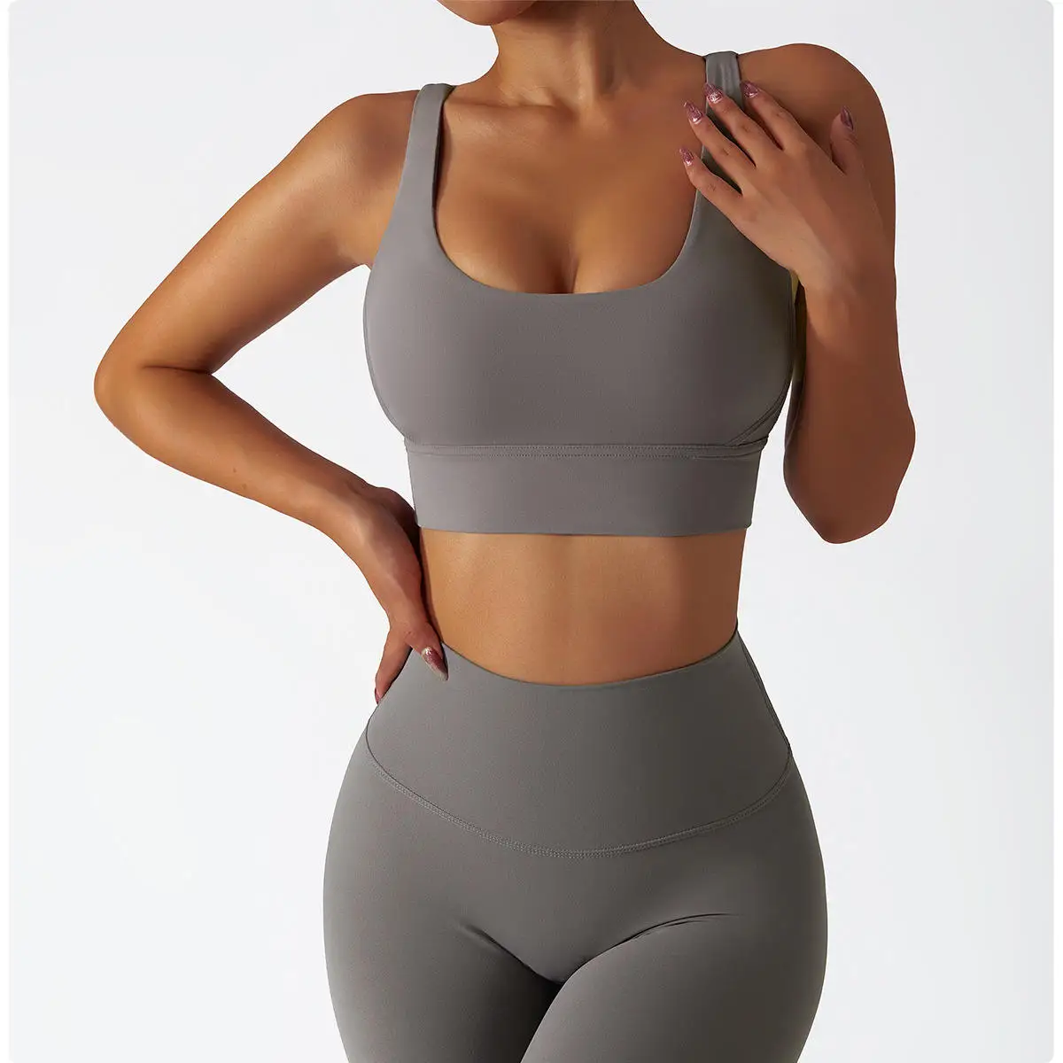 Joyyoung Women Active Wear High Quality Push Up Yoga Bra Fitness Gym Tops Cross Back Sports Bras
Joyyoung Women Active Wear High Quality Push Up Yoga Bra Fitness Gym Tops Cross Back Sports Bras