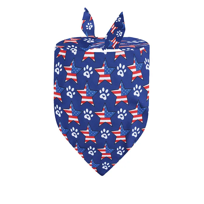 New Arrival Happy Pet Suppliers Independence Day Festival Patriotic Double-Sided Adjustable Soft Pet Triangle Scarf, Picture shows
New Arrival Happy Pet Suppliers Independence Day Festival Patriotic Double-Sided Adjustable Soft Pet Triangle Scarf, Picture shows